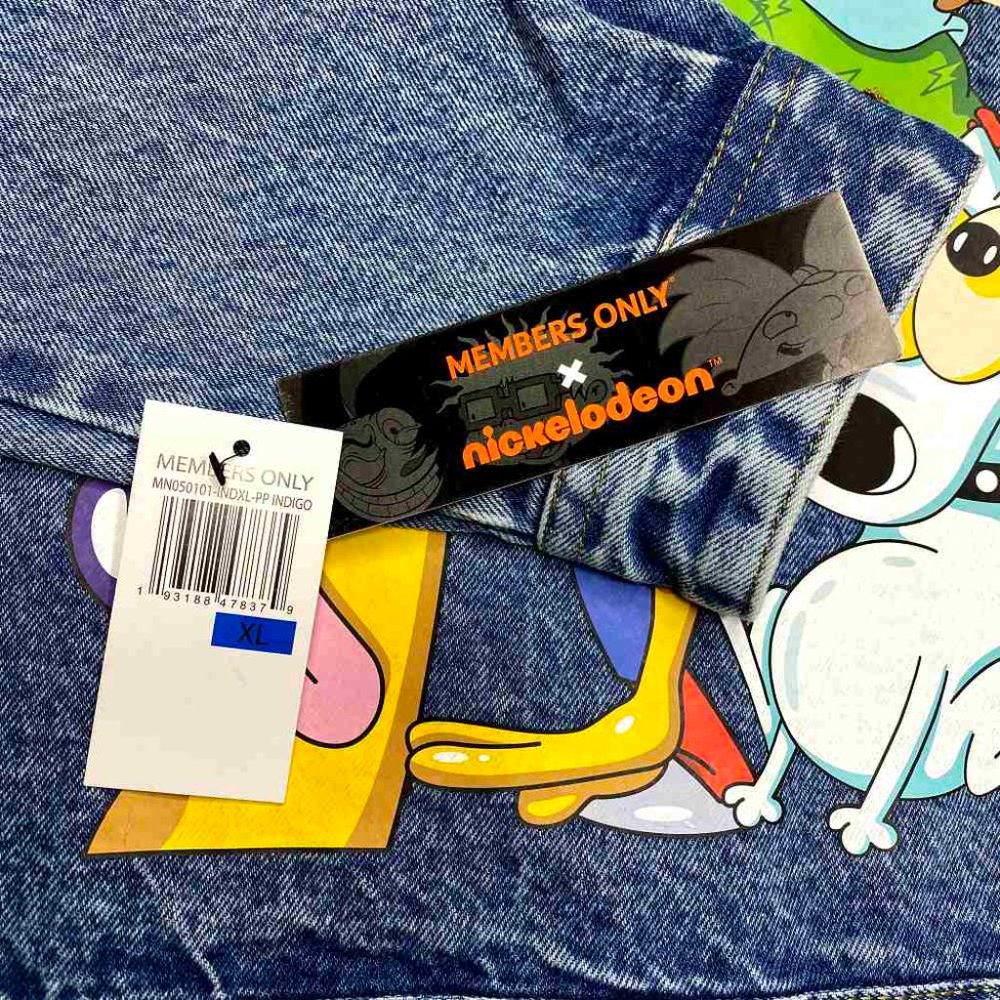 NWT Nickelodeon Members‎ Only Denim Jacket - Picture 6 of 7